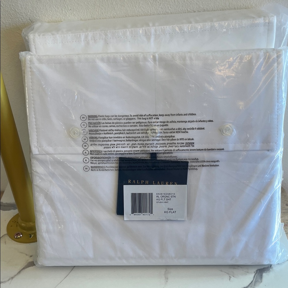Ralph Lauren Organic Sateen 624-Thread Count Sheet Set